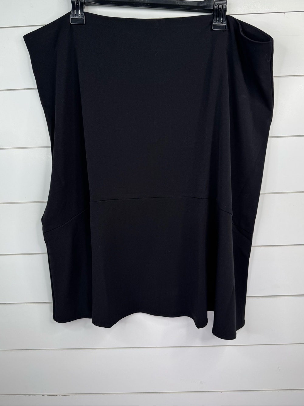 Rafaella Black Skirt Womens Plus Size 16W Zip Back